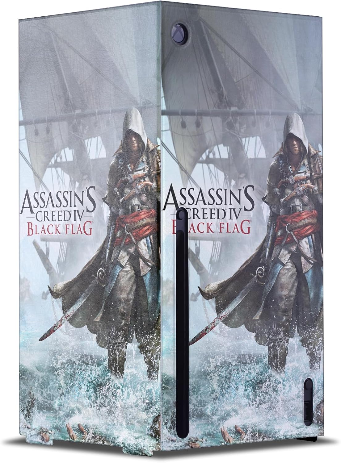 Head Case Designs Officially Licensed Assassin's Creed Edward Kenway Key Art Black Flag Graphics Game Console Wrap Case Cover Compatible With Xbox Series X