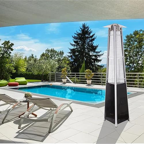 Miniatura 6 de SUMNEW Repuesto de tubo de vidrio de 51.2 pulgadas de alto y 4 pulgadas de diámetro, apto para el calentador de tubo de vidrio alto comercial de 3