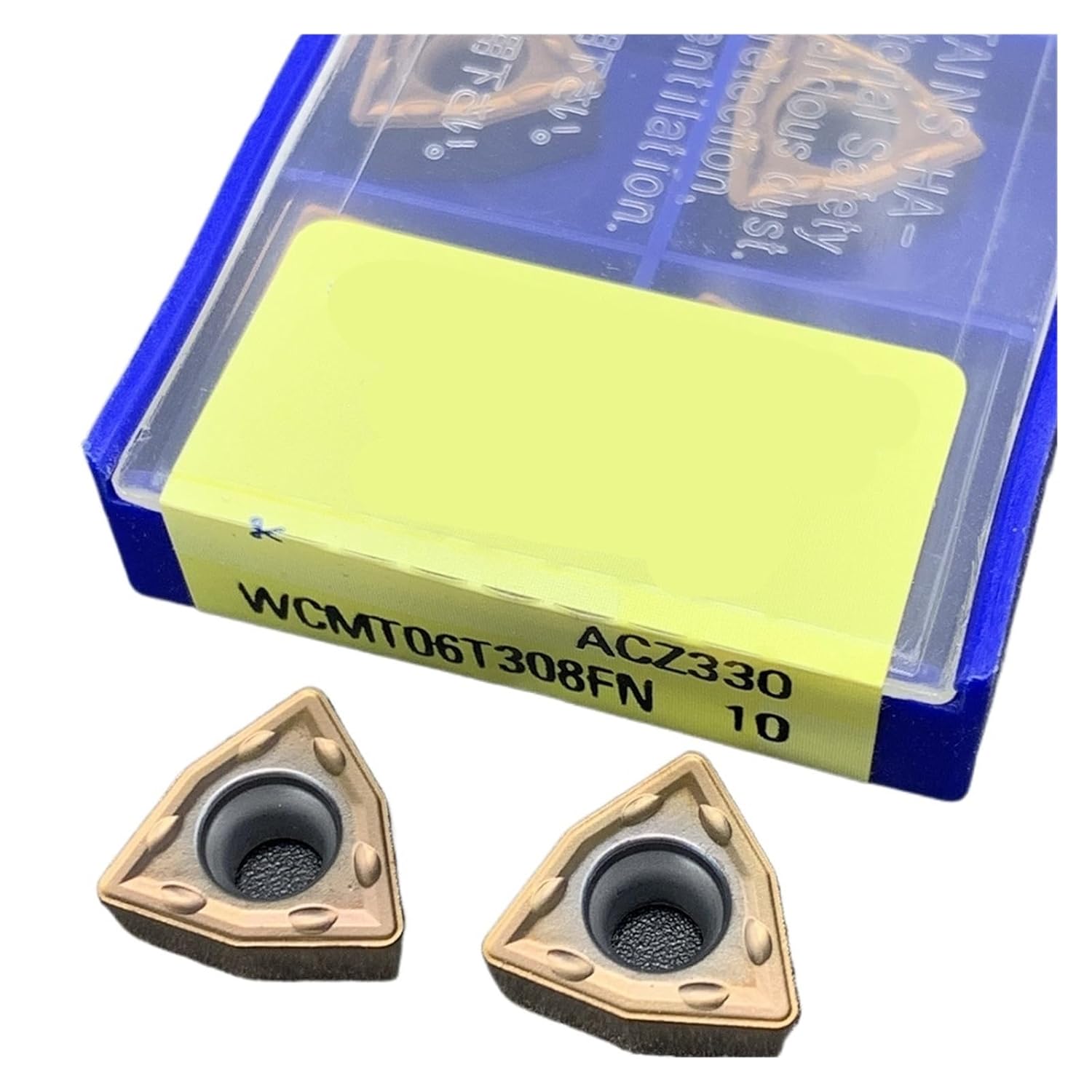 Carbide Turning Inserts WCMX030208FN ACZ330 Hard Alloy External Turning Tool for Steel and Stainless(WCMX040208FN ACZ330)