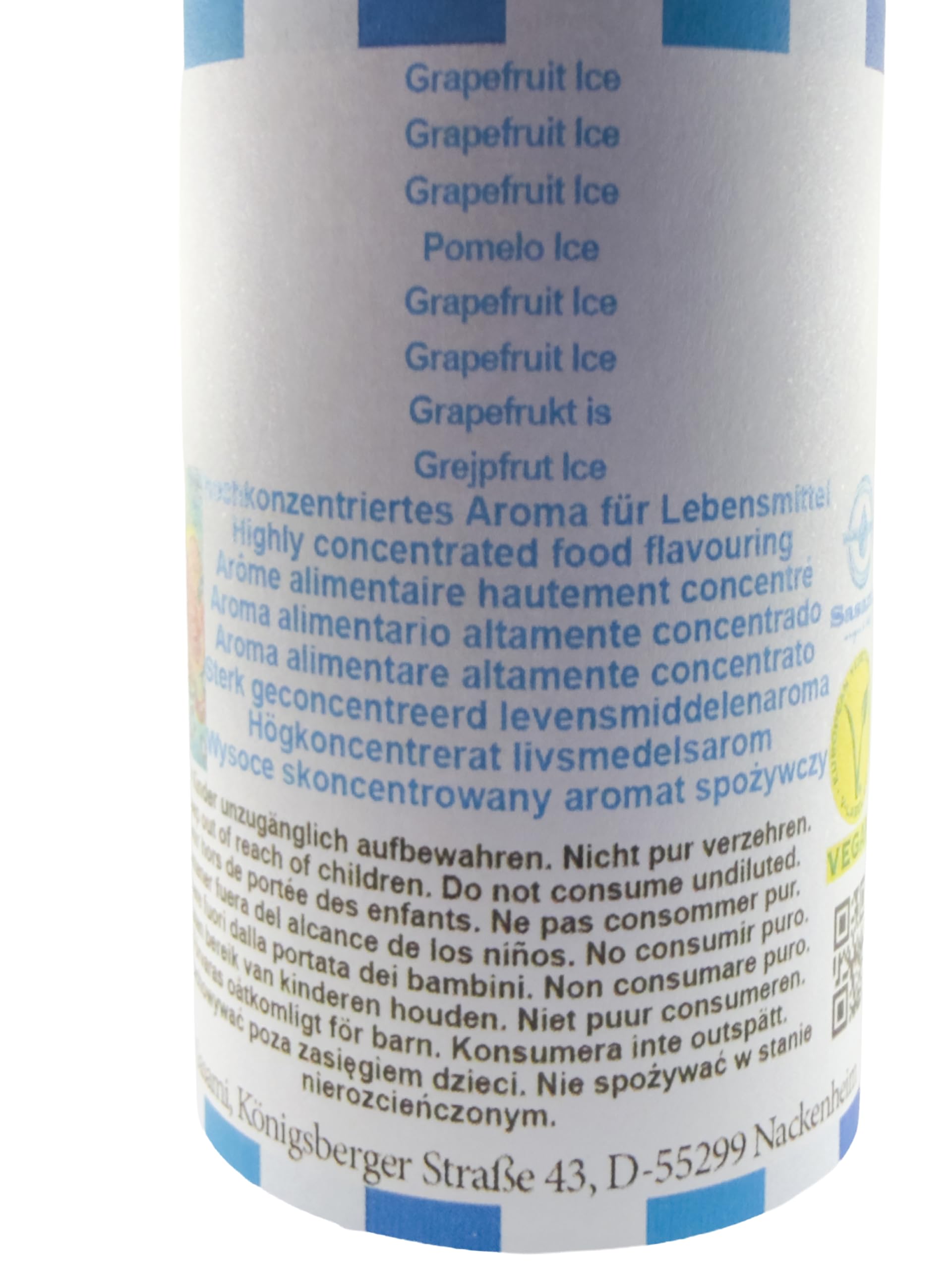 Grejpfrut Ice aromat koncentrat – Wegański – Sasami – 100ml