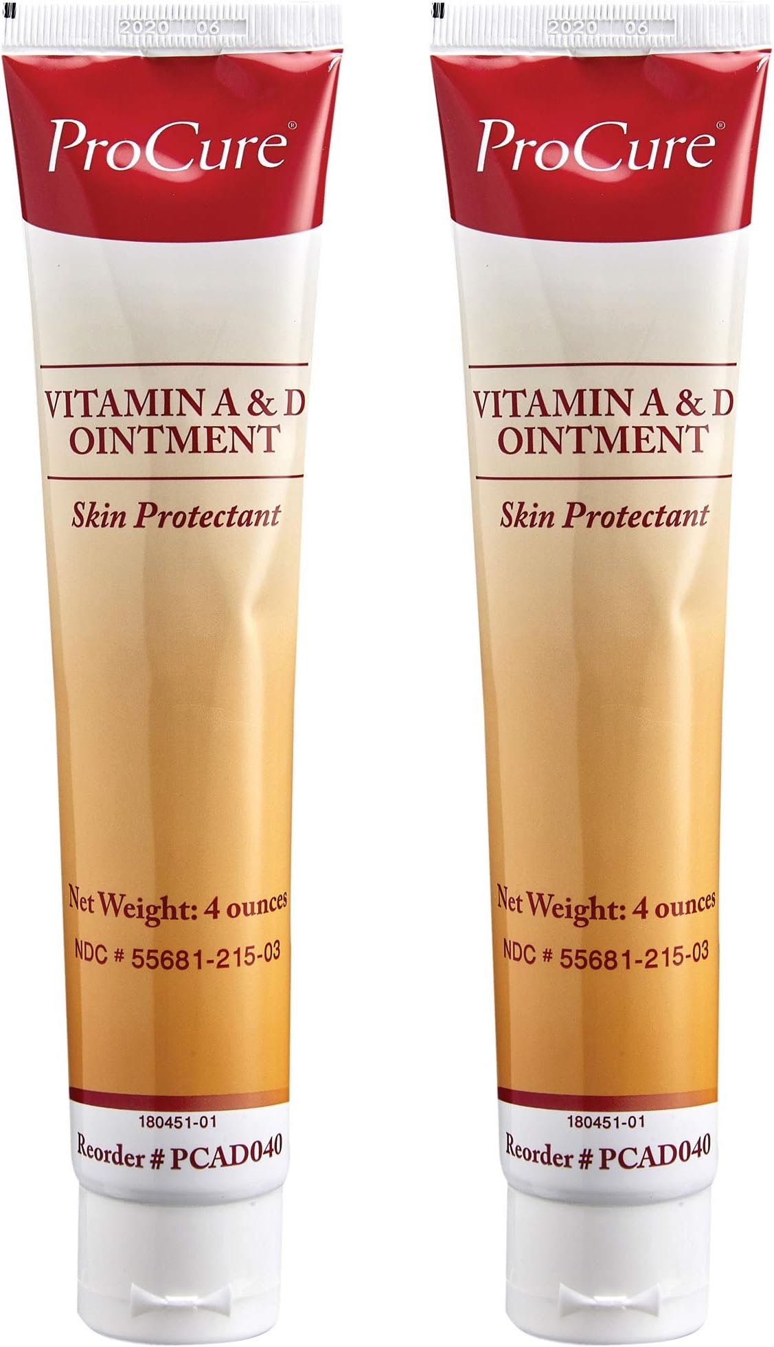 Vitamin A and D Ointment, 2 Pack 4 Oz Tube - Diaper Rash Cream, Adult Skin Protectant- Lanolin and Petrolatum Formula, Seals in Wetness - Treats and Prevents Cuts, Dry Or Chaffed Skin
