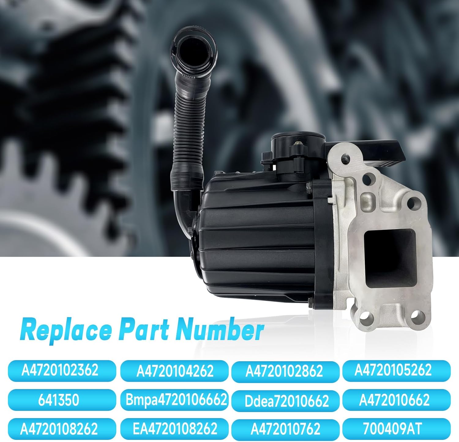 Crankcase Ventilation Separator Replacement for Freightliner Compatible with DETROIT DD13 DD15 Mack MP8 2010-2025#A4720108262 EA4720108262