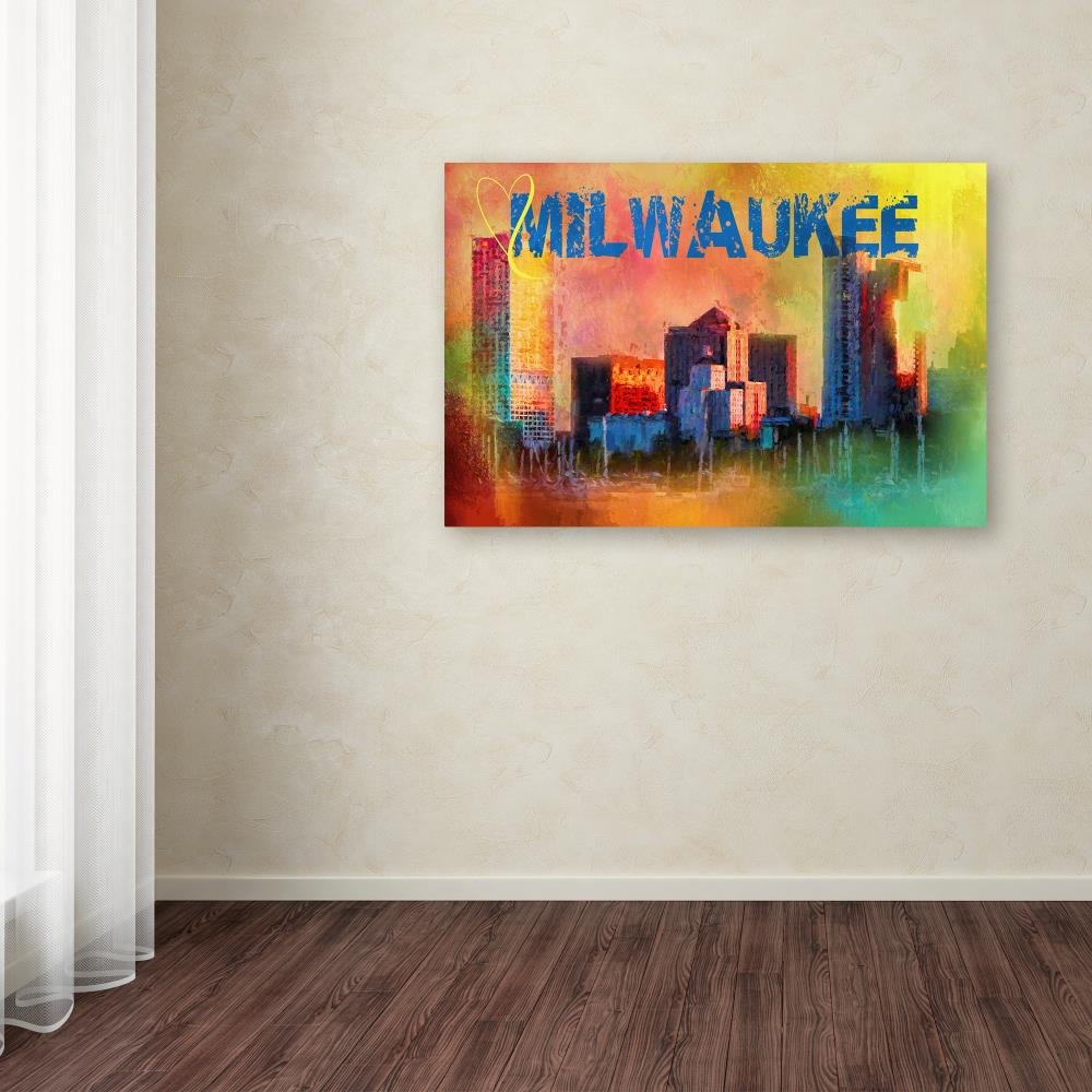 Amazon.com: Trademark Fine Art ALI14976-C2232GG Canvas Art