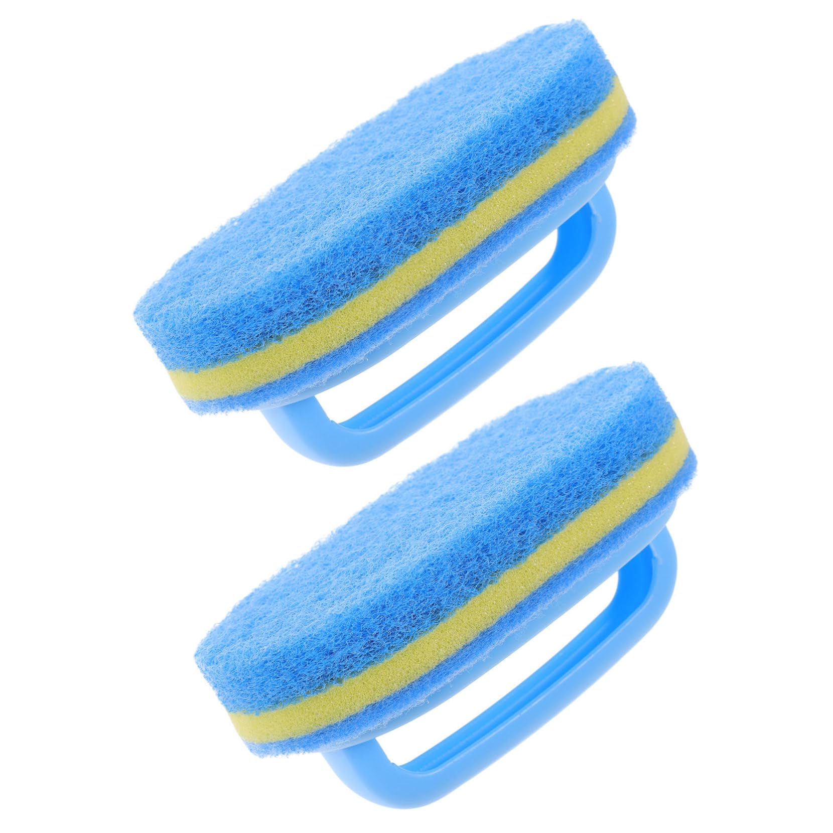 FOMIYES 5 Sätze Reinigungswerkzeuge Multifunktional Fliesen- Und Wannenreiniger Blau Badewanne Küchenmaschiene Kochgeschirr Reinigen Von Schwämmen Schwamm Mit Griff P.s Blue 2 Stücke * 5