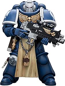 JOYTOY Action Figure Warhammer 40K 1/18 – Ultramarines Sternguard Veteran Sergeant – Modello Da Collezione In PVC