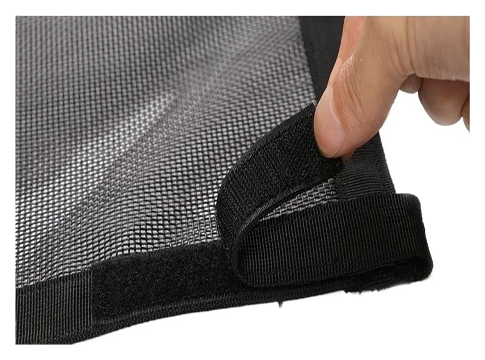 Compatibile con Land Rover Defender 110 2020-24 Tronco nero Recinzione di sicurezza for animali domestici Barriera for cani Rete appesa Reti Accessori auto(Style A)