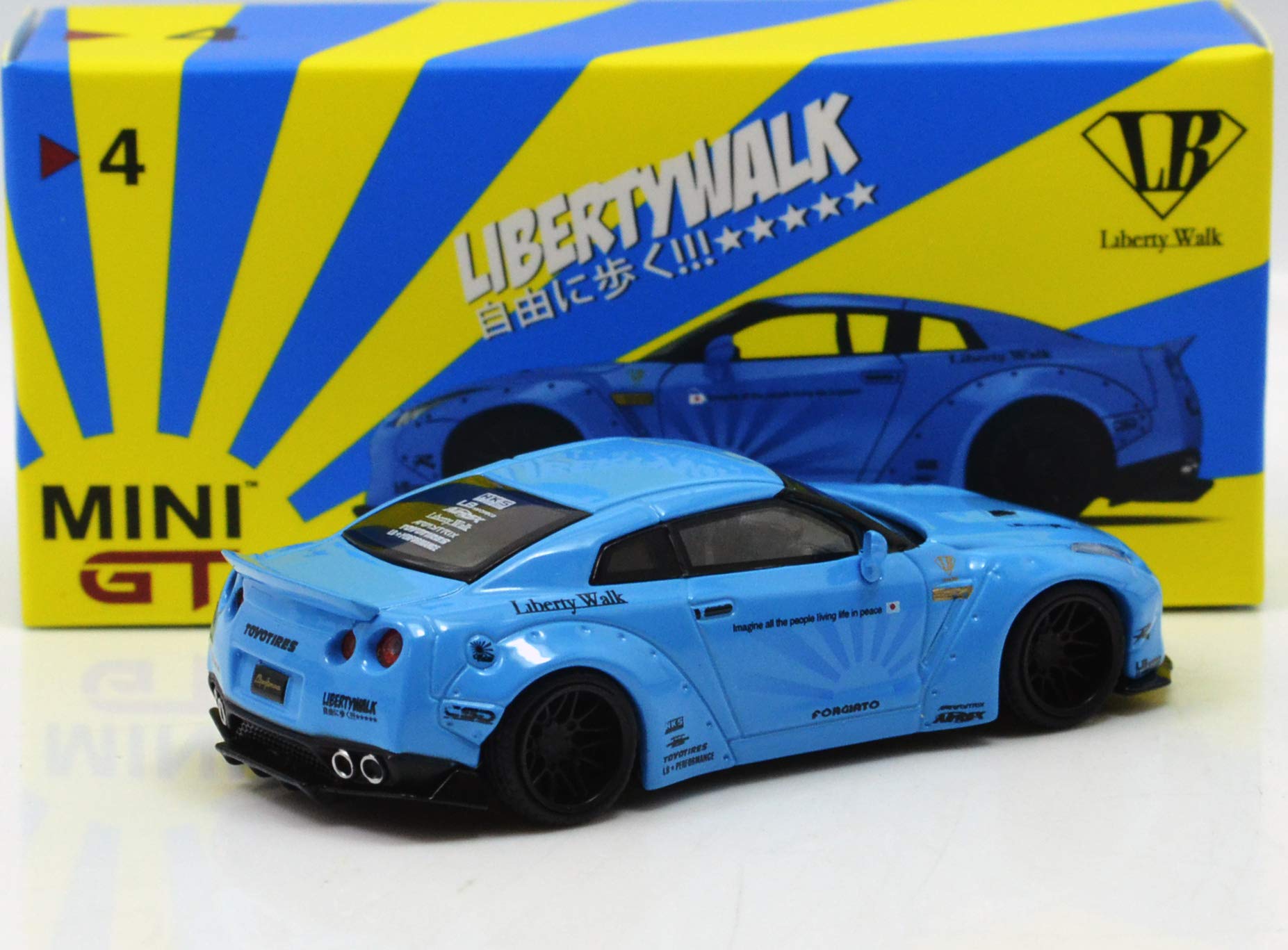 MINIGT Nissan GT-R リバティーウォーク　左ハン MINIGT Nissan GT-R リバティーウォーク 左ハン - メルカリ