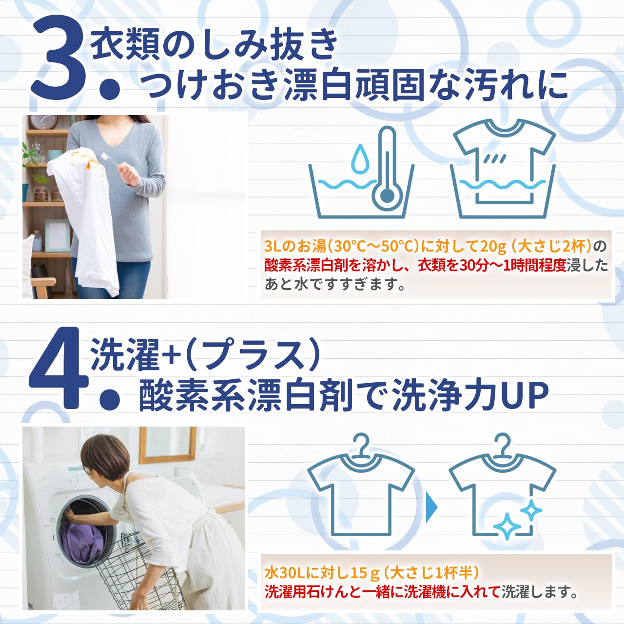 Amazon | NICHIGA(ニチガ) 酸素系漂白剤 24kg〈Oxygen bleach〉過炭酸