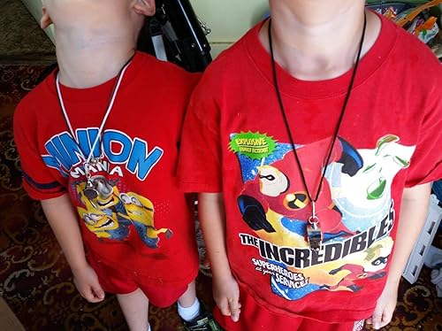 Miniatura 25 de Paquete de 12 silbatos deportivos con cordón para entrenadores, árbitros y oficiales, sonido fuerte y nítido 12 piezas (amarillo)