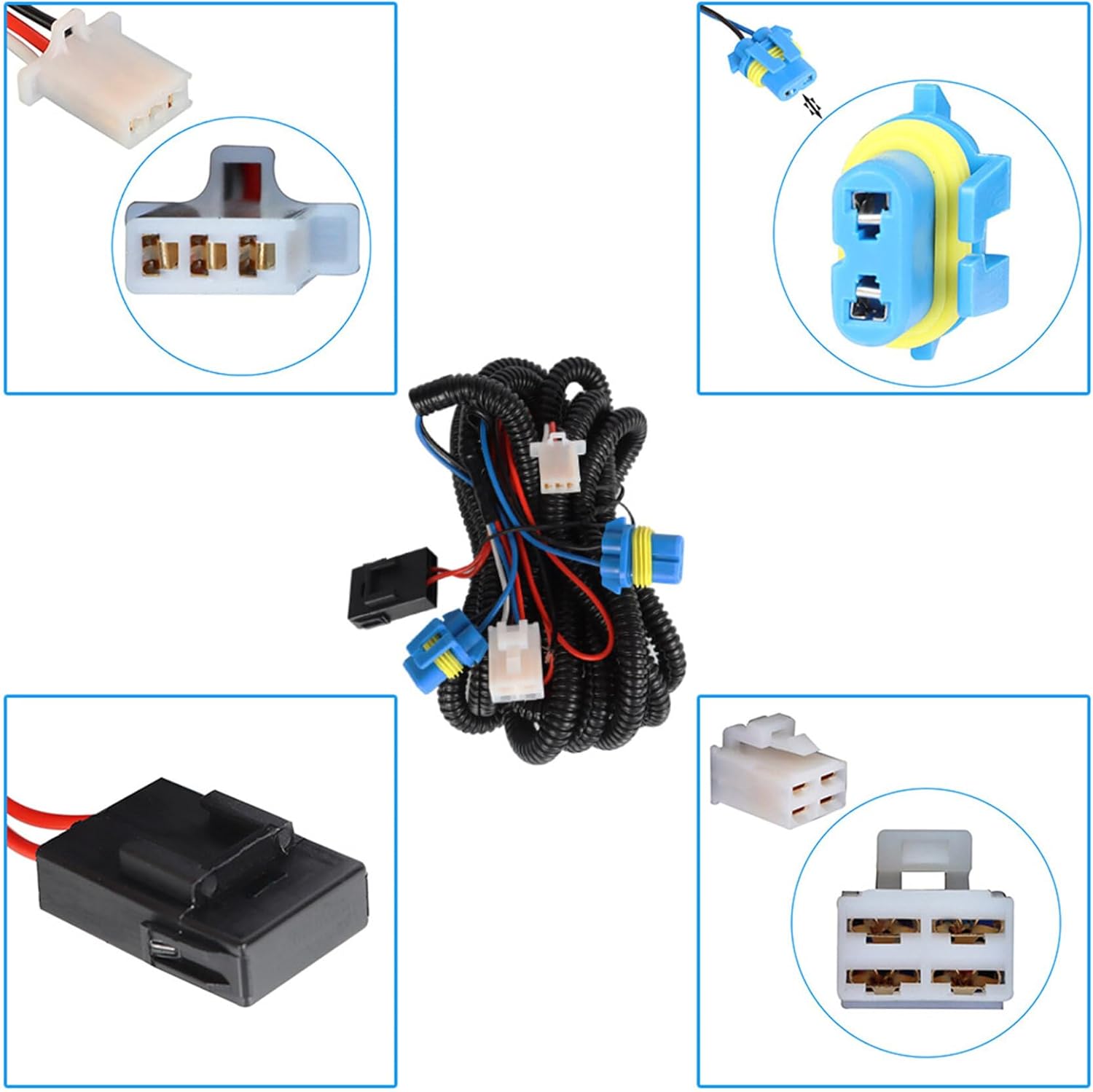 labwork Left Driver and Right Passenger Sides Pair Fog Lights Replacement for Chevy Malibu 2013-2015 Fog Lights Driving Lamps GM2593301 GM2592301