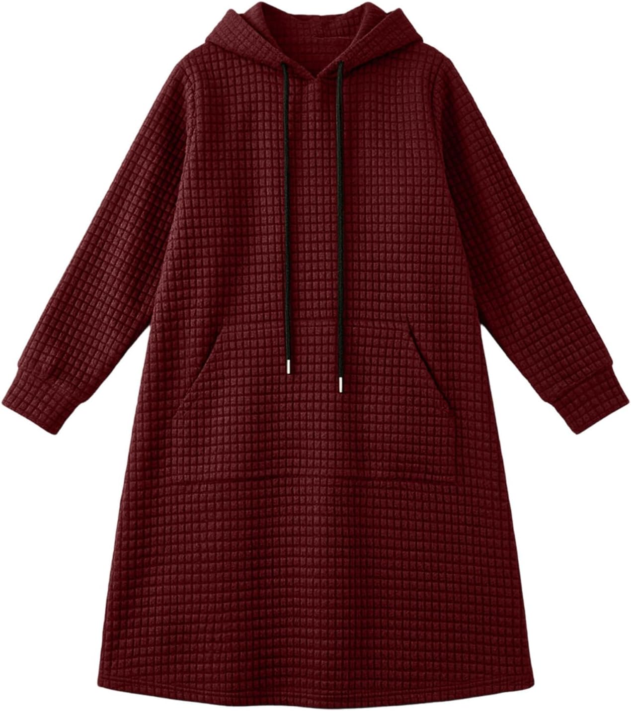 Women Plus Size Dress Long Sleeve Casual Sweatshirt Tunic Dresses