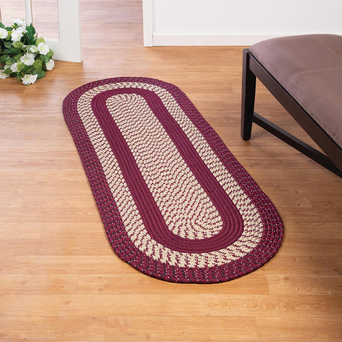 OakRidge Two-Tone Country Braided Rug