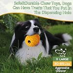 M.C.works Jouets de chew pour chien pour Chewer agressif, Jouet de Chew dentaire pour chien dur, Jouets indestructibles pour chien grand, Jouettes de Chewe pour chiot Catégorie alimentaire.