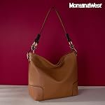 Montana West Hobo Bags for Women Top Handle Satchel Shoulder Purse Bucket Handbag
