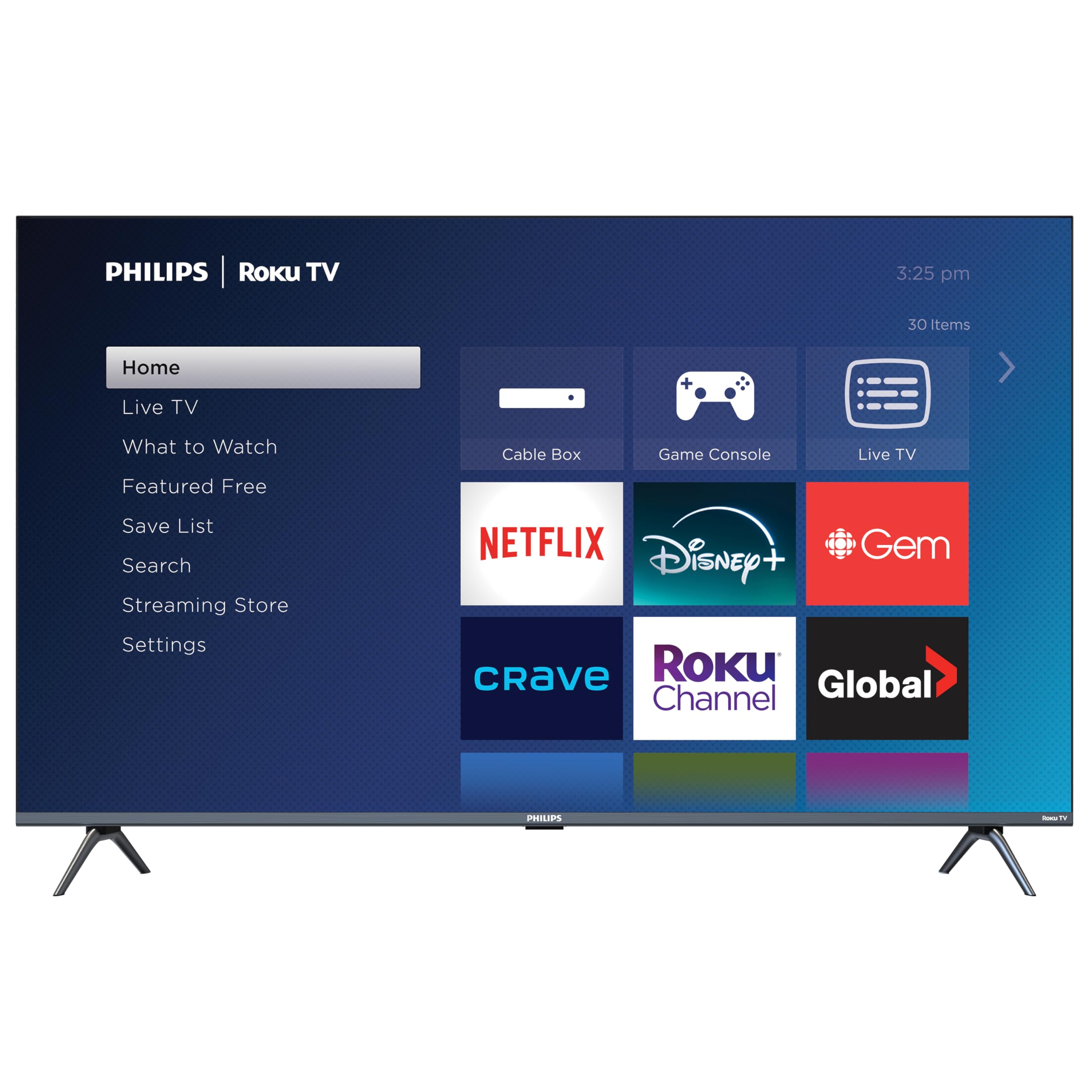Philips Roku TV 43" Frameless 4K Ultra HD (2160p | Enterainment Plus Series Smart TV (43PUL5924/F6), Dolby Atmos, Voice Assistant