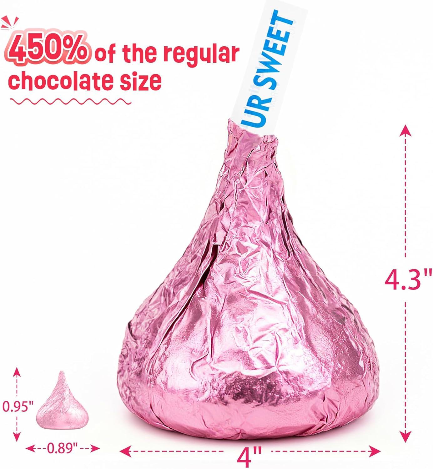 Valentines Day Gifts for Kids - 24 Pack Giant Chocolate-Shaped Stationery Set with Pencils Stickers Gift Tags Erasers Stamper Sharperner - Valentine Party Favors Classroom School Exchange Boys Girls