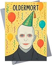 Funny Birthday Card For Friends Men Women Mum Dad Humour Wizard Parody Oldermort Design JBS81