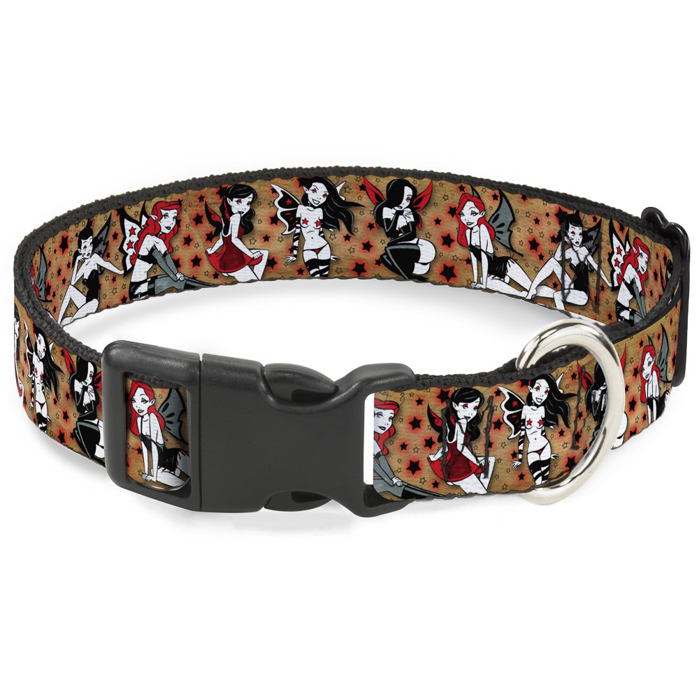 Collier plastique clip抗 étranglement 2,5 cm pour cou sensible de 9 à 38,1 cm Buckle Down