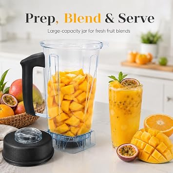 For Vitamix Blender Pitcher 64oz, Replacement Parts for Vitamix 5200 5000 6500 7500 750 Classic Explorian Vita-Prep vm0101 vm0102 vm0103 vm0197 E310