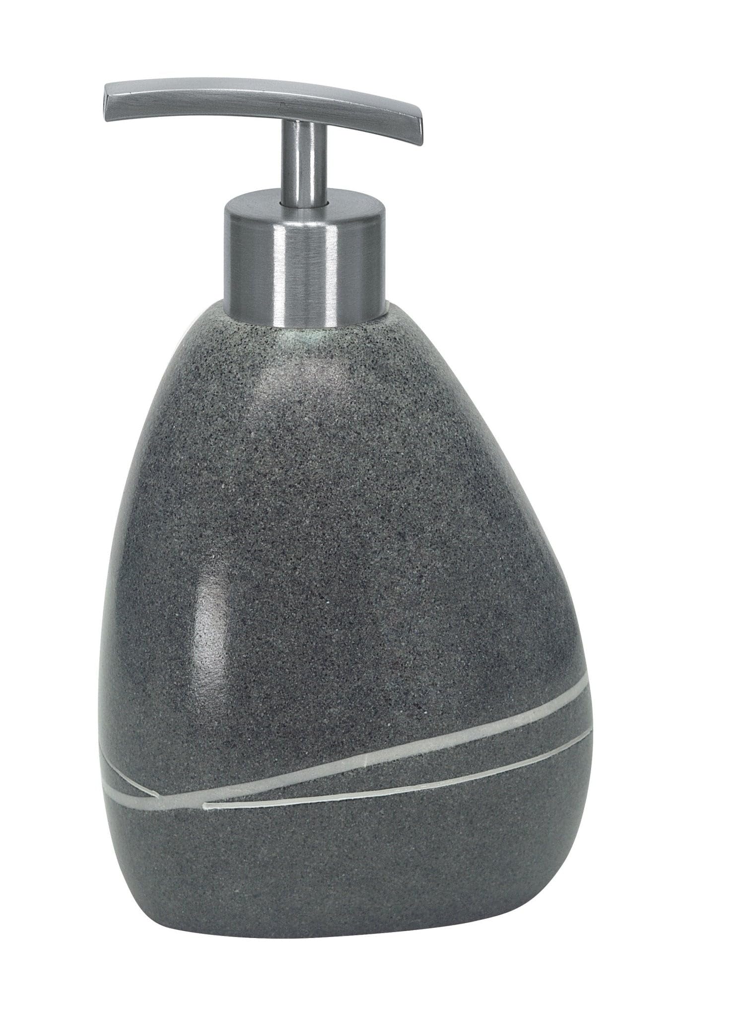 Kleine Wolke Dark Grey Polyresin Soap Dispenser,