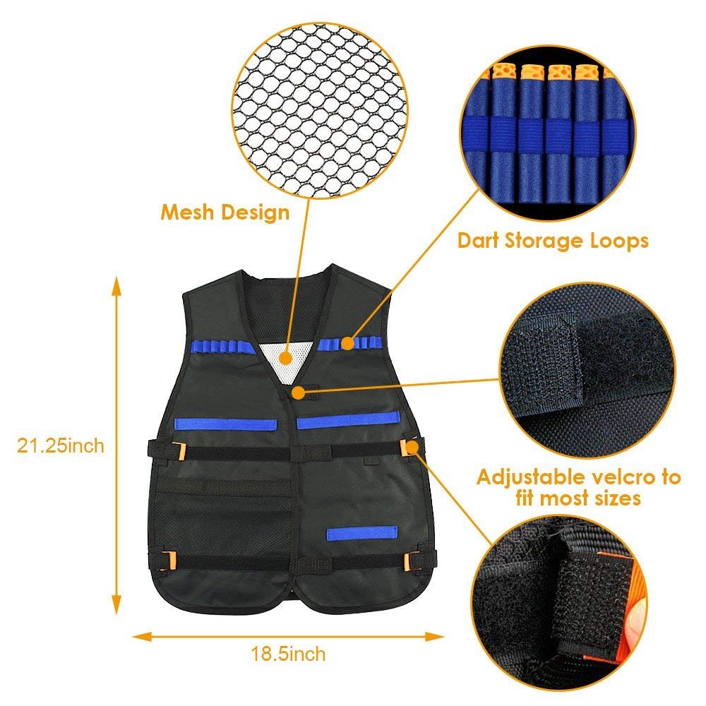Image secondaire de Esnow Gilet tactique pour Nerf N-Strike Elite Series