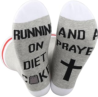 Running On Diet Fizzy Drink Socks Carbonated Drinks Gift Soda Merch Drinker Gift Novelty Socks for Drinks Lover