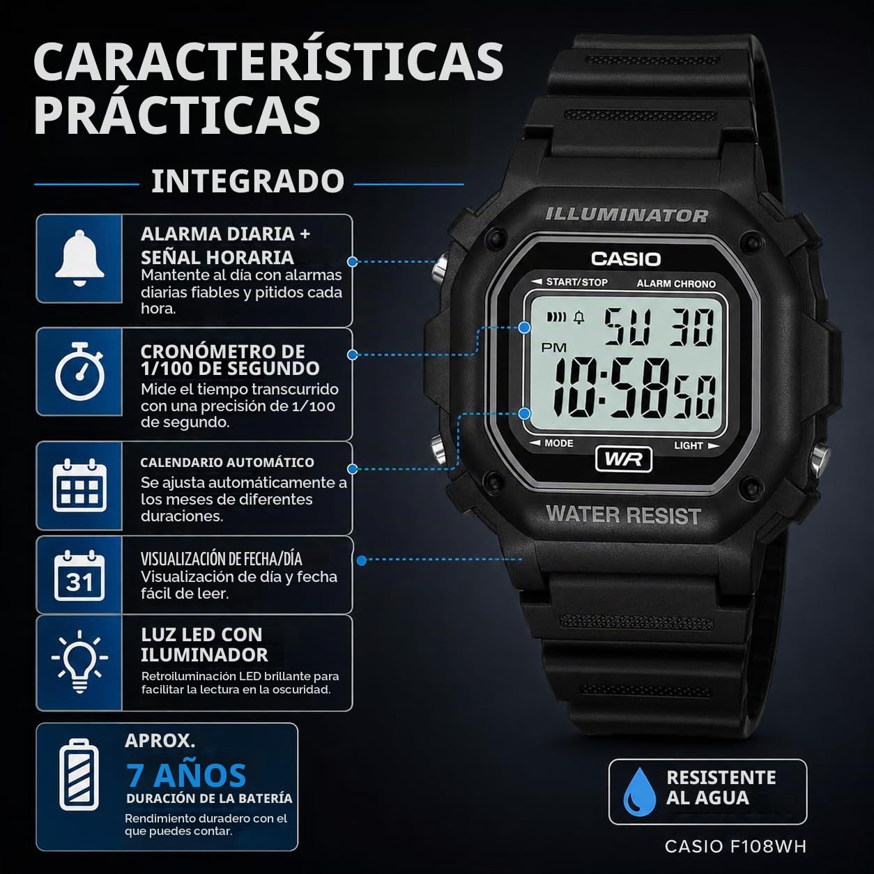 CASIO Reloj Digital