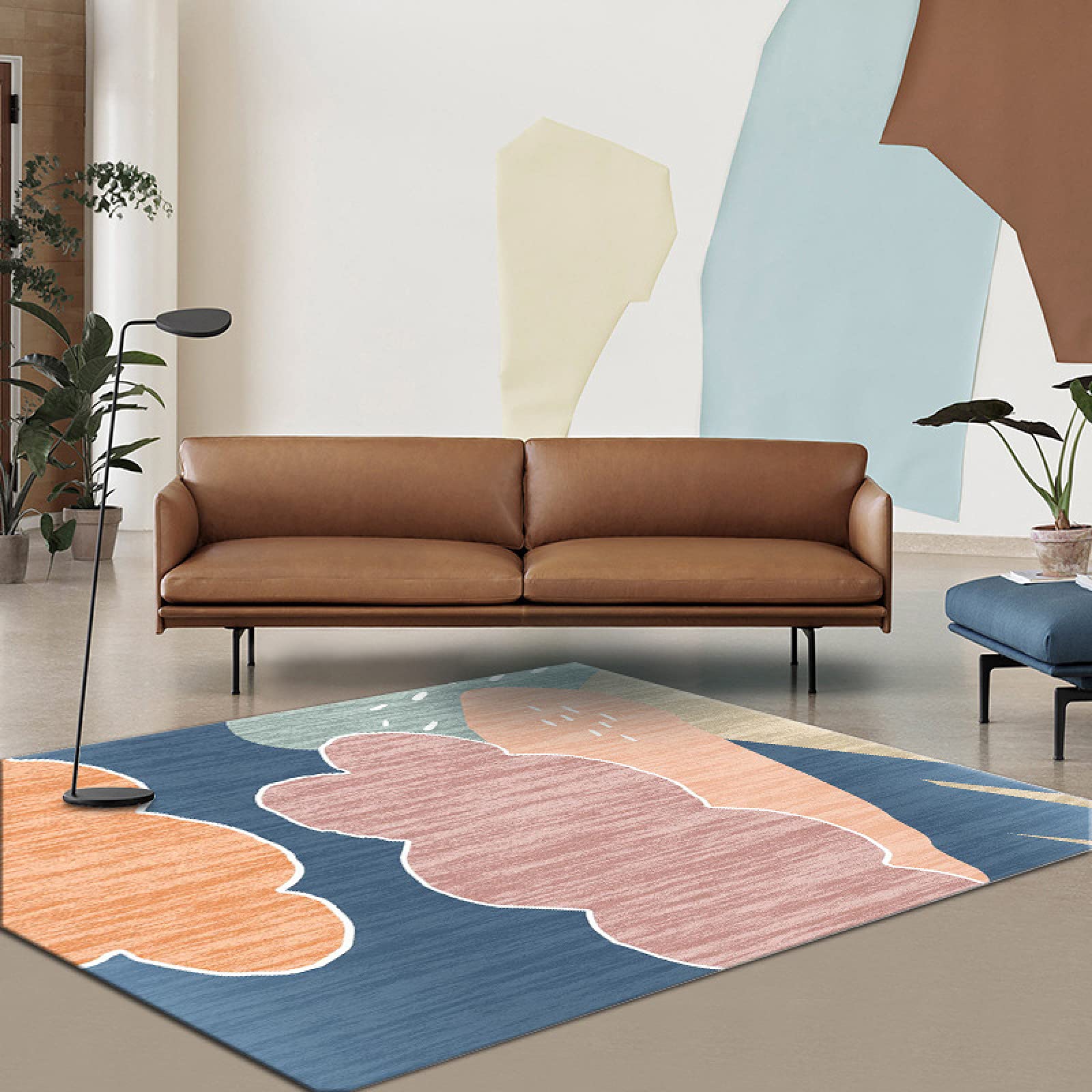 Tapis lavable de décoration d'intérieur NW idéal pour sécuriser la salle de bain