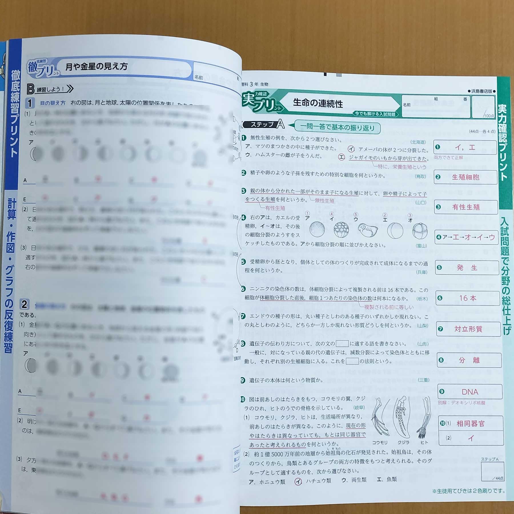 Amazon.co.jp: 2024年度版「基礎をきずく 理科 3年 東京書籍版【教師用