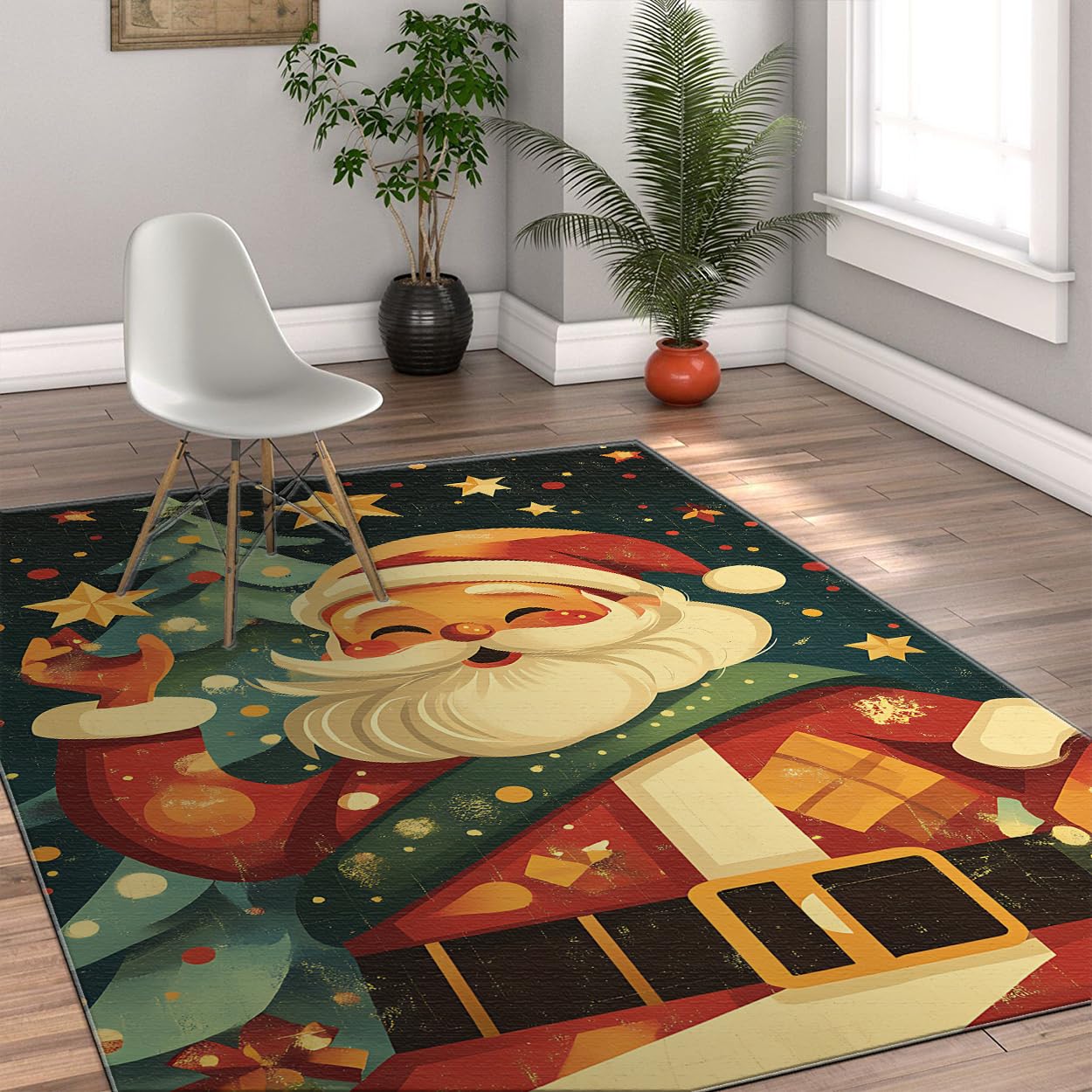 Tapis Noël pour bébé coloré idéal pour la chambre et le balcon