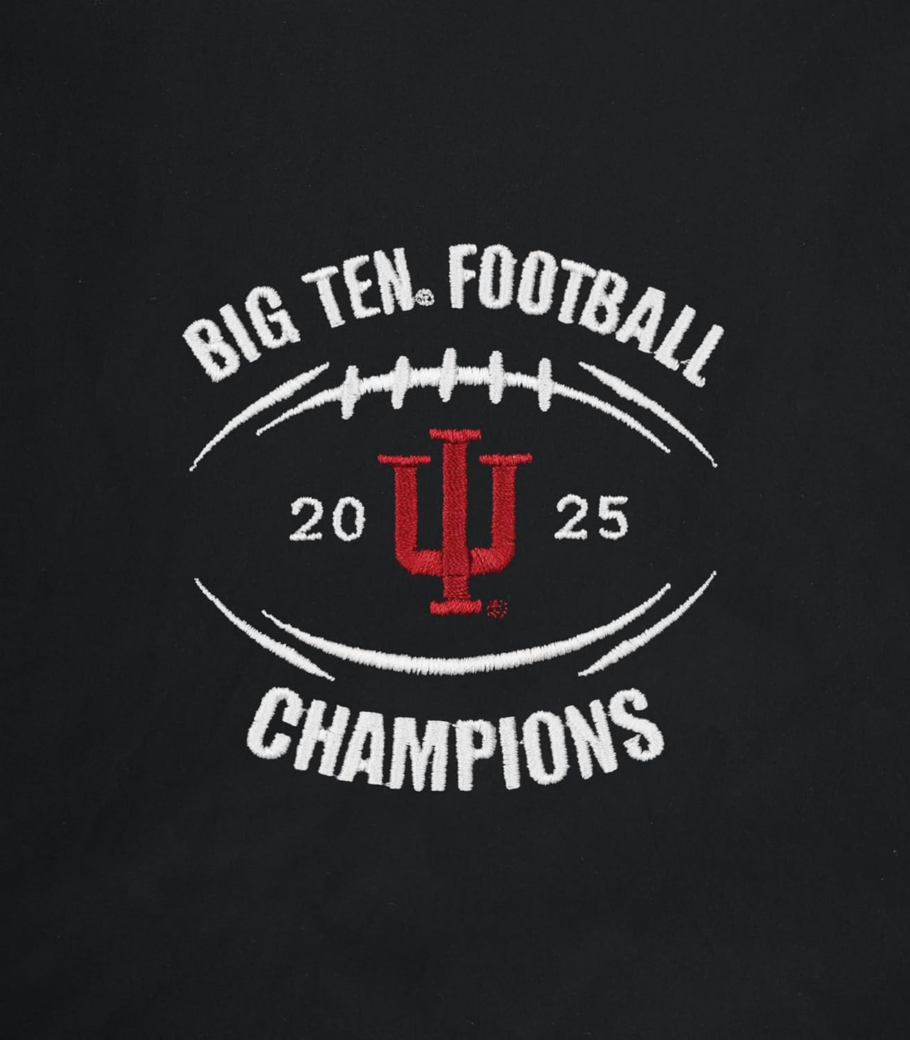 Indiana Hoosiers 2025 Big 10 Champions - Football Men's Packable Wind Jacket