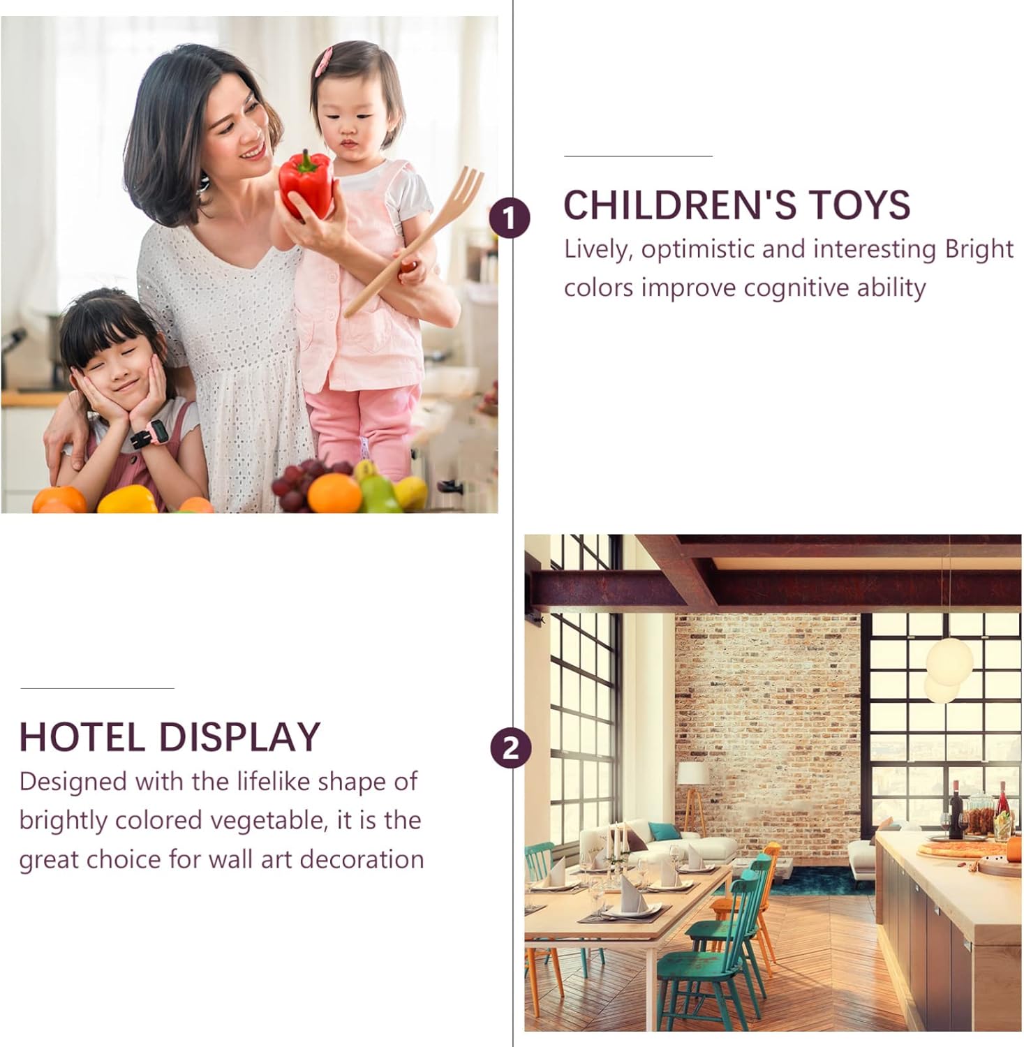 Artificial Red Chili Pepper Hanging Decor 2 Strings Realistic Faux Peppers for Home Kitchen Farmhouse Wall Decoration and Photography Props - Image 7