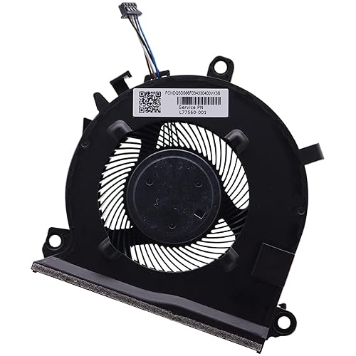Deal4GO Ventilador de refrigeración de CPU o GPU L77560-001 L77558-001 Reemplazo para H P Pavilion Gaming 15-EC 16-A 15z-EC000 15-EC0000 15-EC1073DX