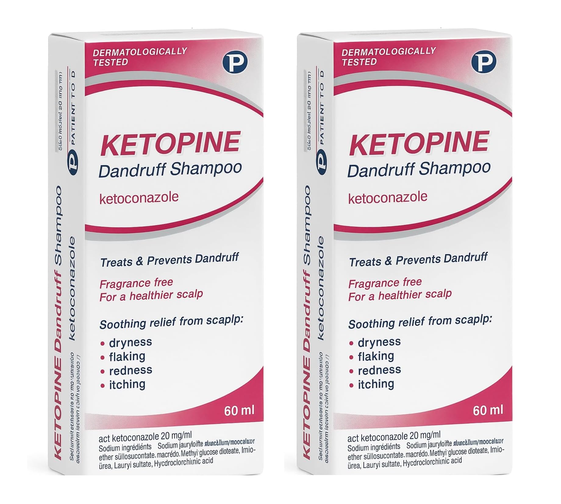 Ketopine Anti-Dandruff Shampoo 60ML - Pack of 2, 30 ml (Pack of 2)