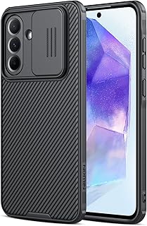 نيلكن جراب سامسونج جالاكسي A56 شبكة الجيل الخامس 5G، مضاد للصدمات والخدوش مع حماية للكاميرا، 6.6 بوصة، جراب واقي لسامسونج A56 شبكة الجيل الخامس 5G - أسود