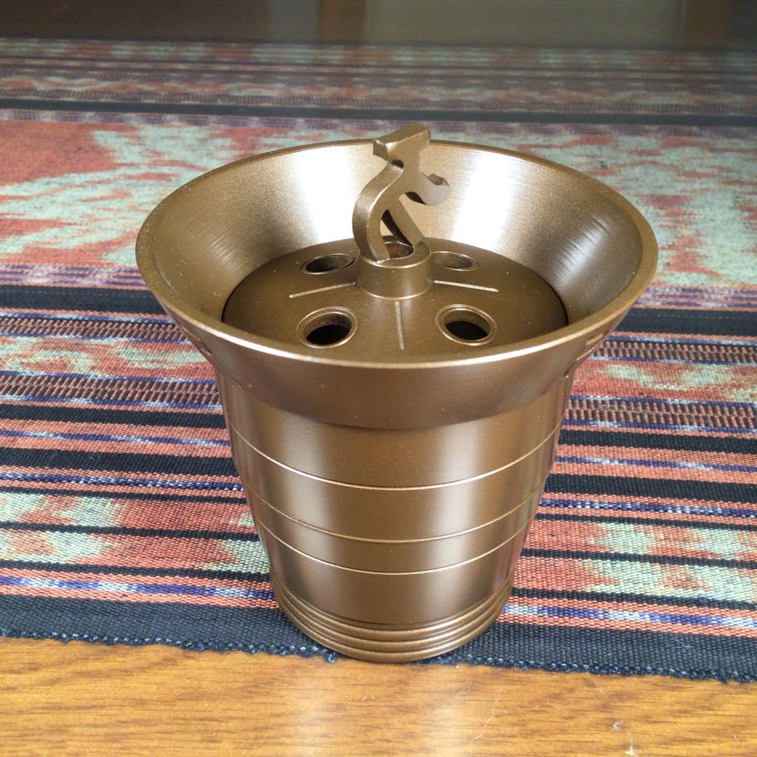 日展トップ・文化勲章 蓮田 修吾郎 『黄銅香炉 辛巳』 香炉