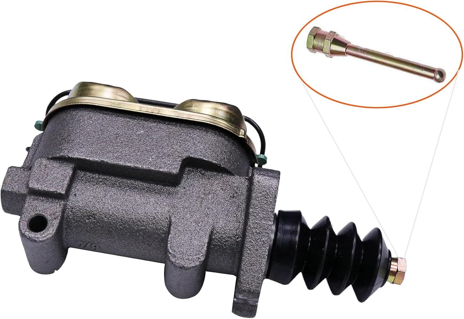 JEENDA 2PCS Master Cylinder D126695 D120090 Compatible with Case 450C 480D 480LL 580D 580E 580G 580SD 580SE 455C 850D 855D 480E 480F 480LL 584D 584E 585D 585E 586D 586E D131596 D127519