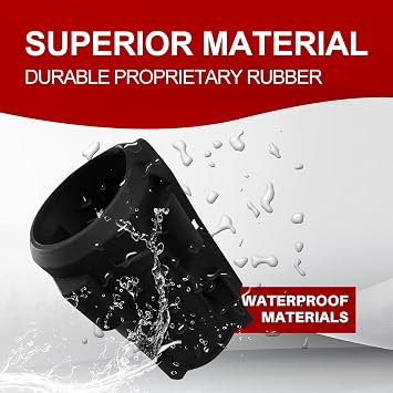 deawater 49-16-2563 Impact Wrench Boot, Protective Rubber Cover for 12V Fuel 1/2 and 3/8 Stubby Impact Wrenches (2562-20 2563-20 2563P-20)