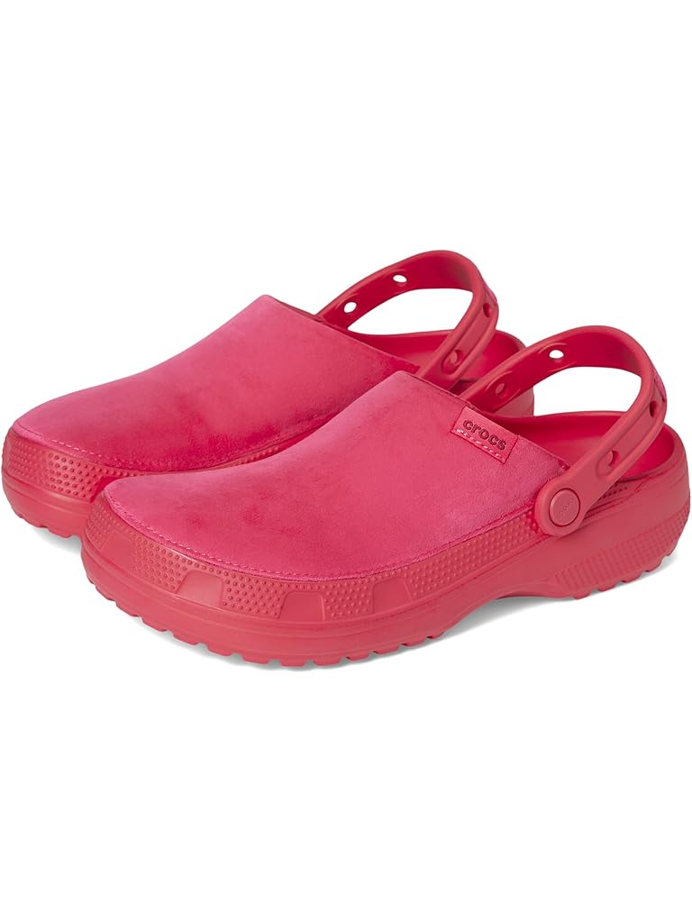 Pink Crocs Classic Crafted Canvas Clogs