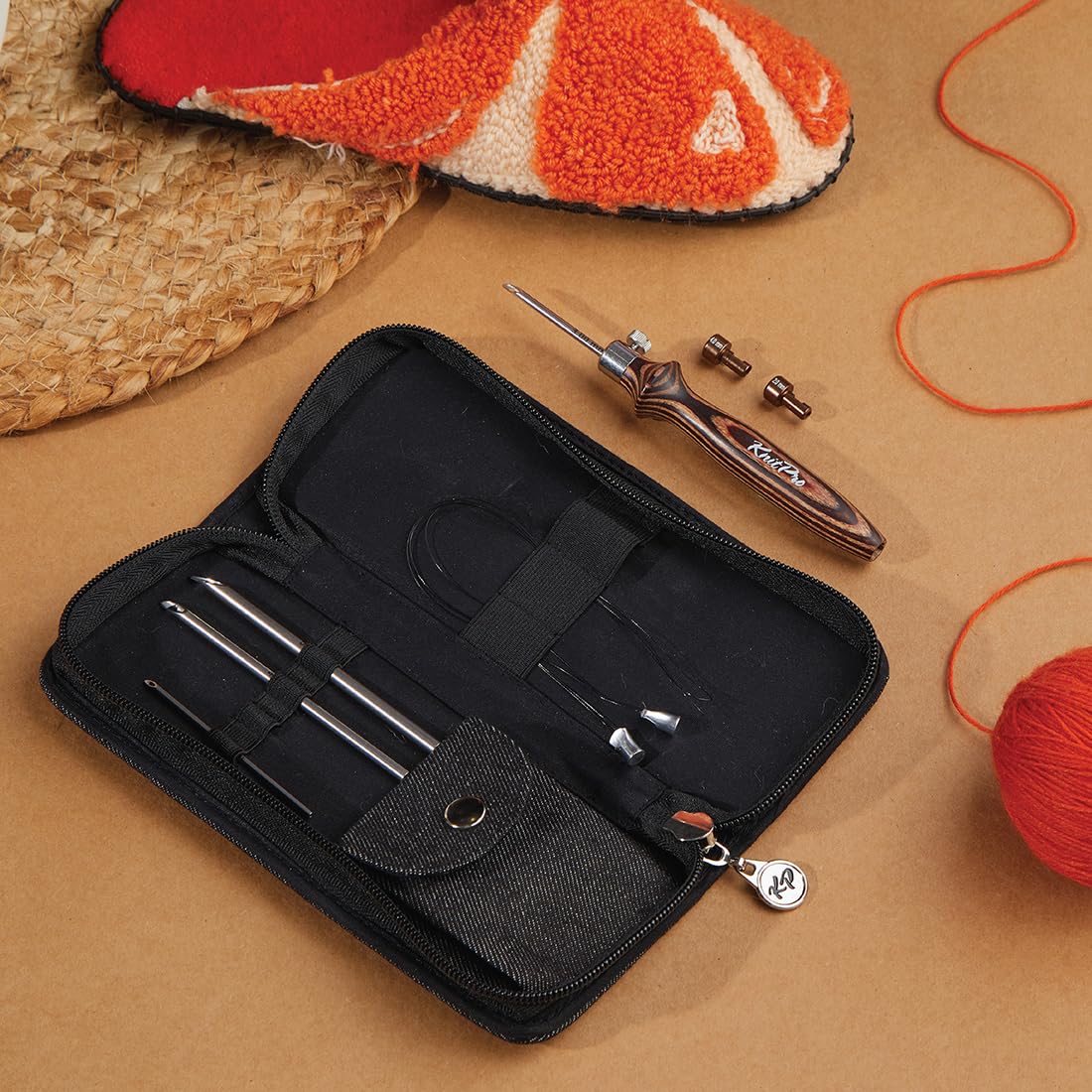 Kit de Agulha para Bordado Punch Needle - Earthy - 21002 - Knitpro