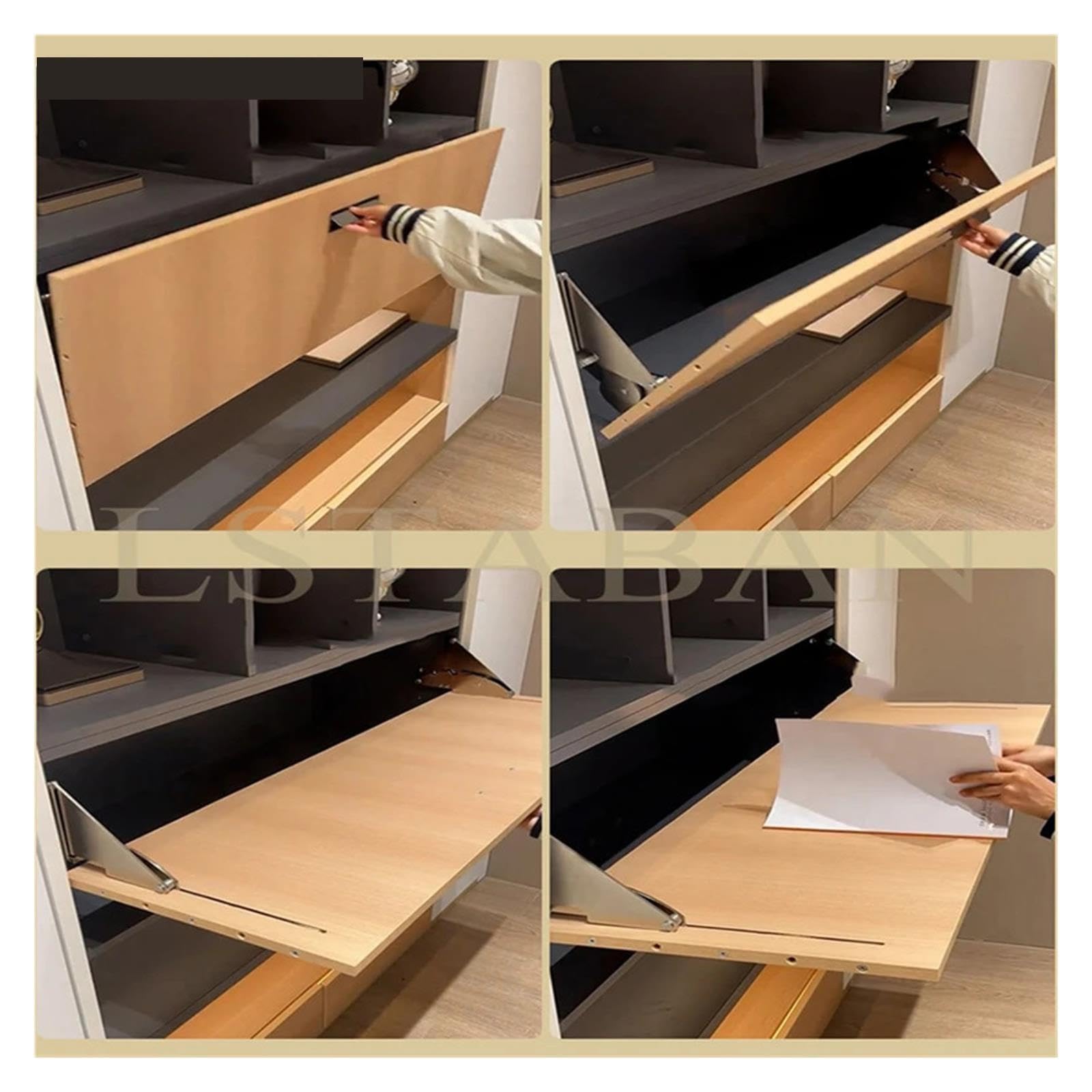 Support De Support D'armoire Rabattable, for Armoire