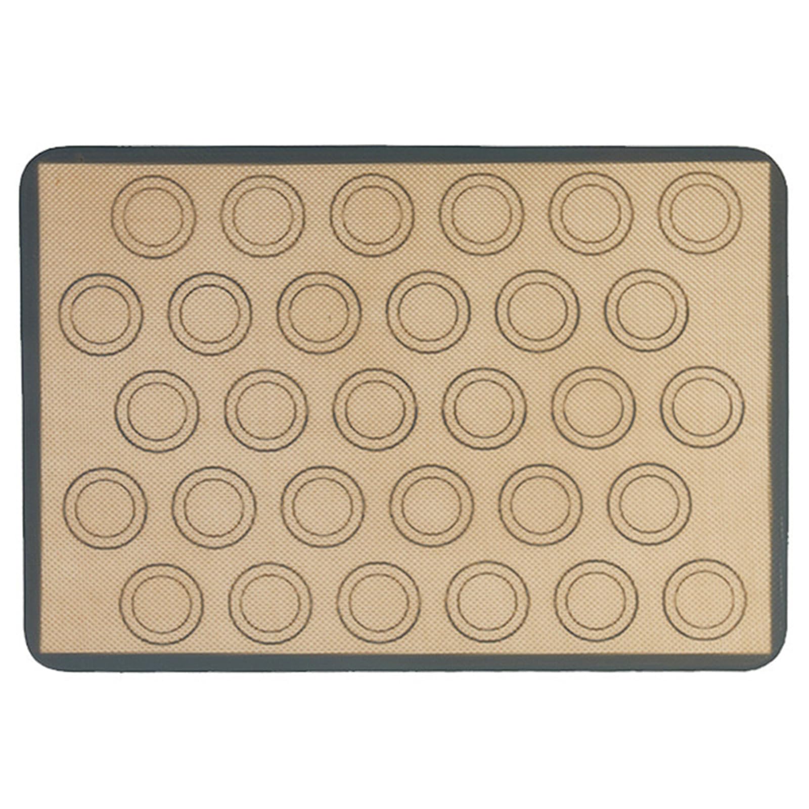 YROHGKPN 30 Holes Silicone Macaroons Pastries Oven Baking Sheet Mats Molds Useful Tool Cake Bakewares Supplies Baking Molds Set