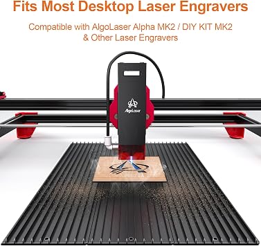 AlgoLaser アルミハニカムレーザーベッド 400x100mm、1パックパネル