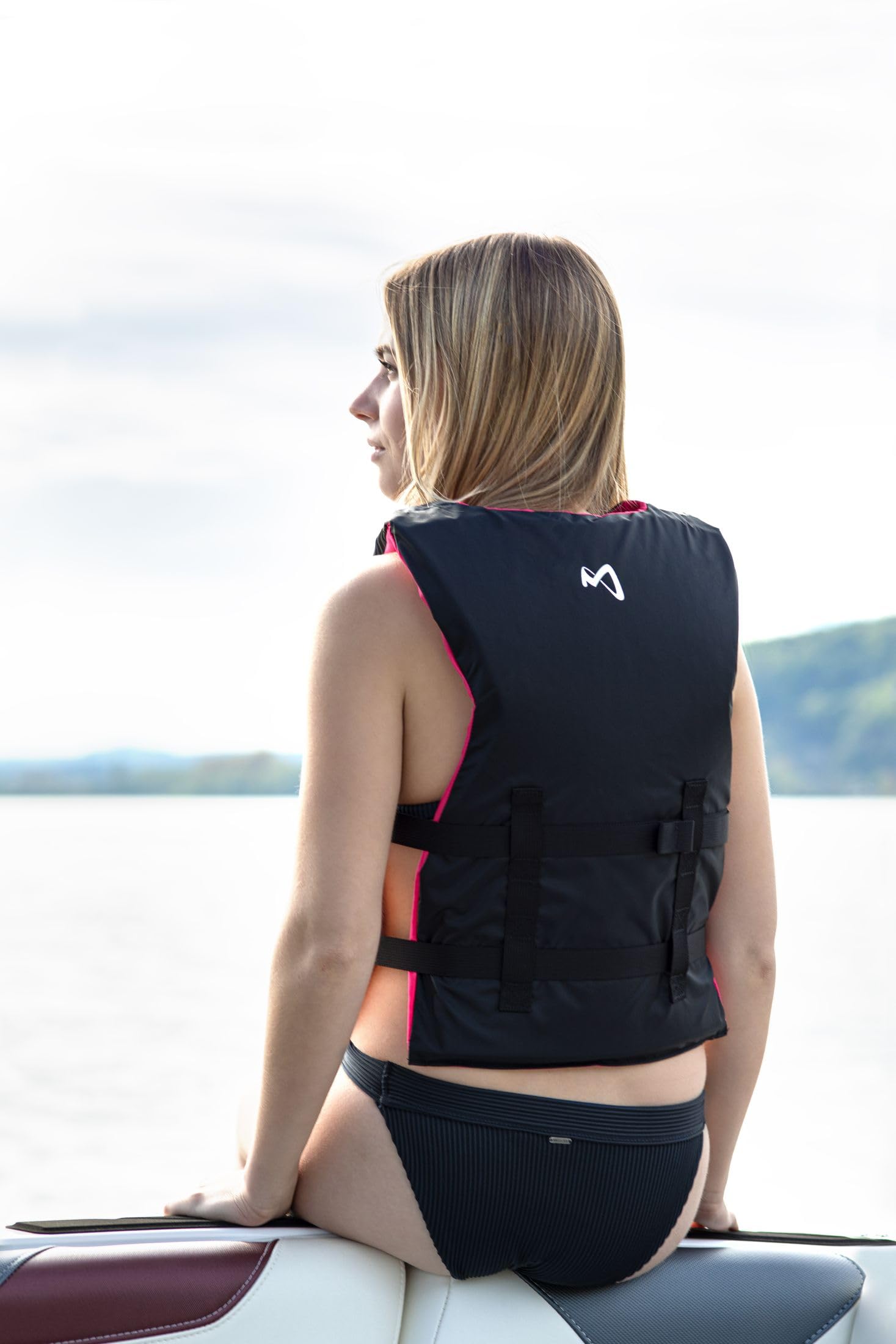 Mesle Gilet de Flottaison Femme Sportswoman 50N Tailles 40-120 kg pour Sup, Kayak, Bateau