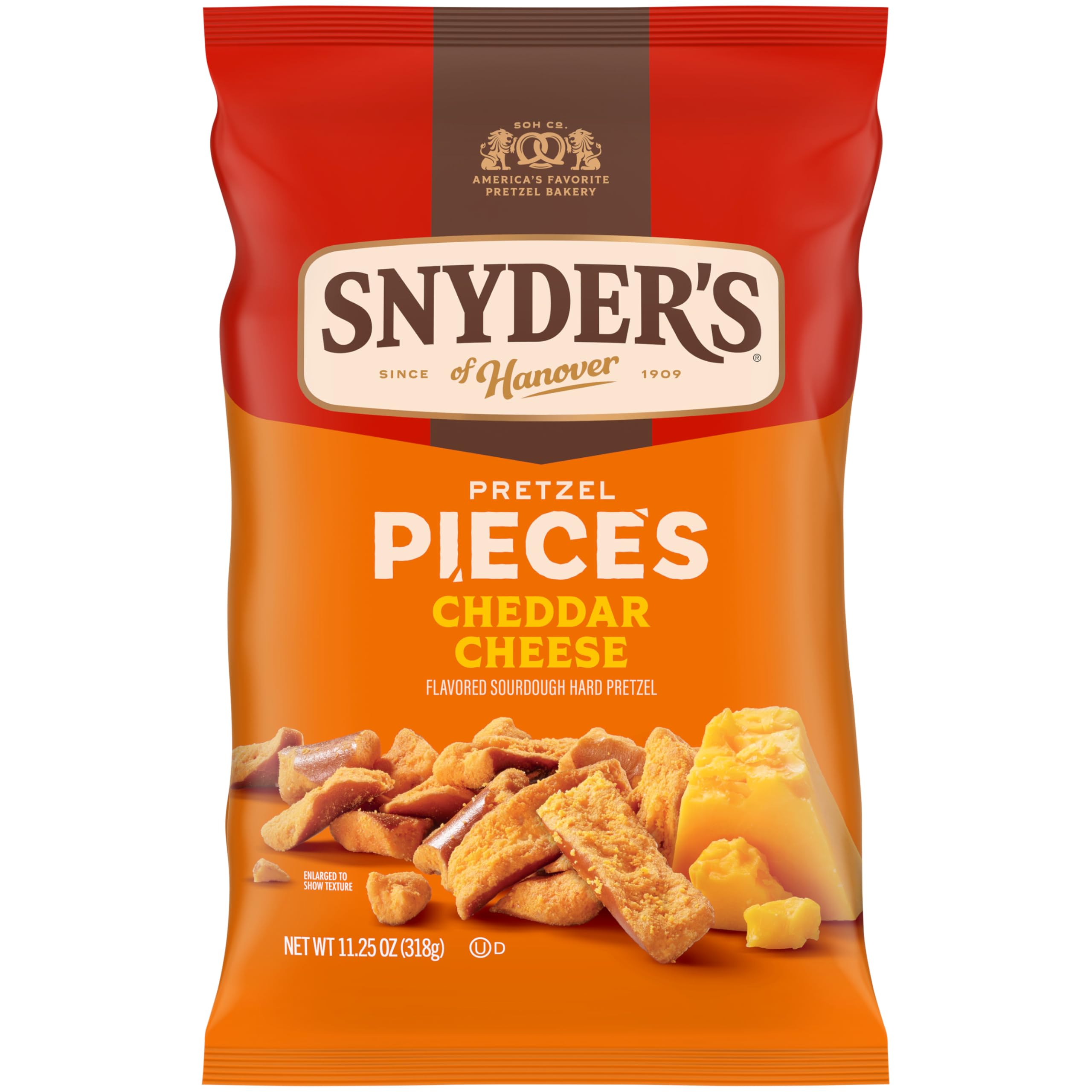 Snyder's of Hanover Pretzel Pieces, Cheddar Cheese, 11.25 Oz