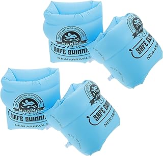 NOLITOY 2 Pares De Maiô Salva-Vidas Para Crianças Roupa De Banho Para Bebês Camisa De Natação Infantil Braçadeiras Flobots Braço Bóias Para Mulheres Manga Rolante Bóias Infantis