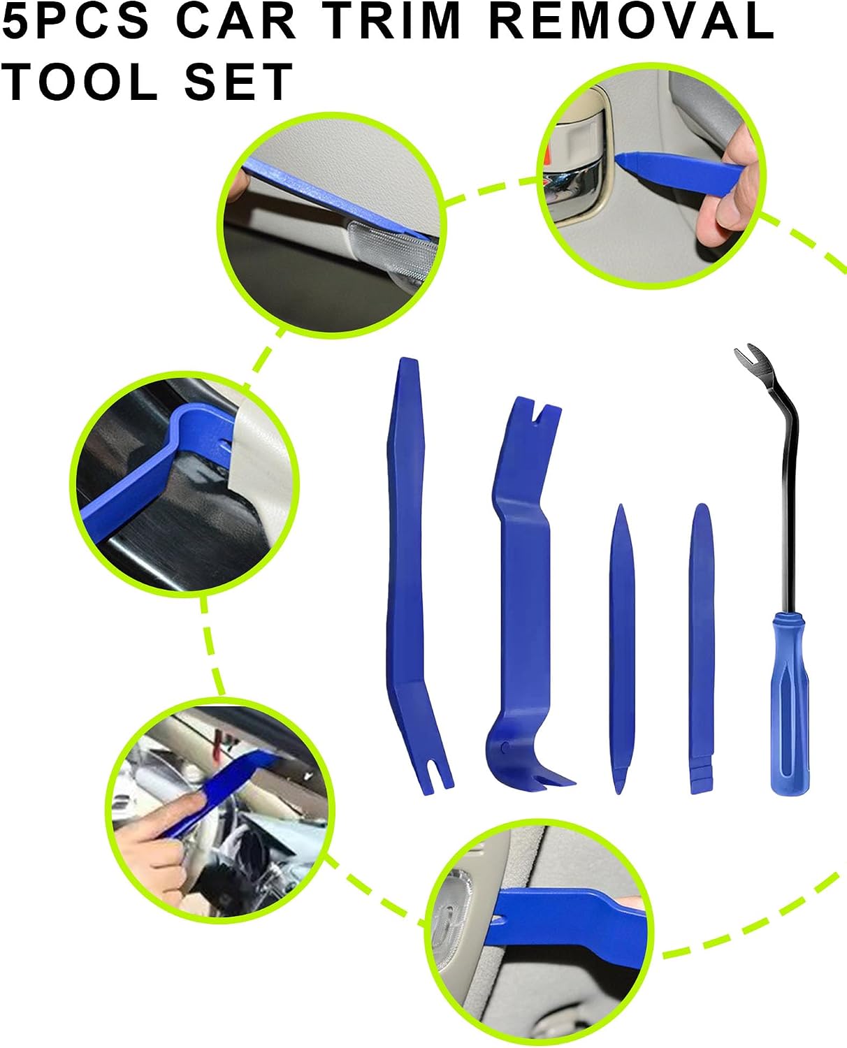 95pcs Dent Puller Kit,Car Dent Puller Kit,Paintless Dent Removal Kit with Suction Cup & Bridge Puller & Golden Lifter, Dent Remover Tool for Car,Body Repair Dent Removal Tools for Car Door Hail Damage