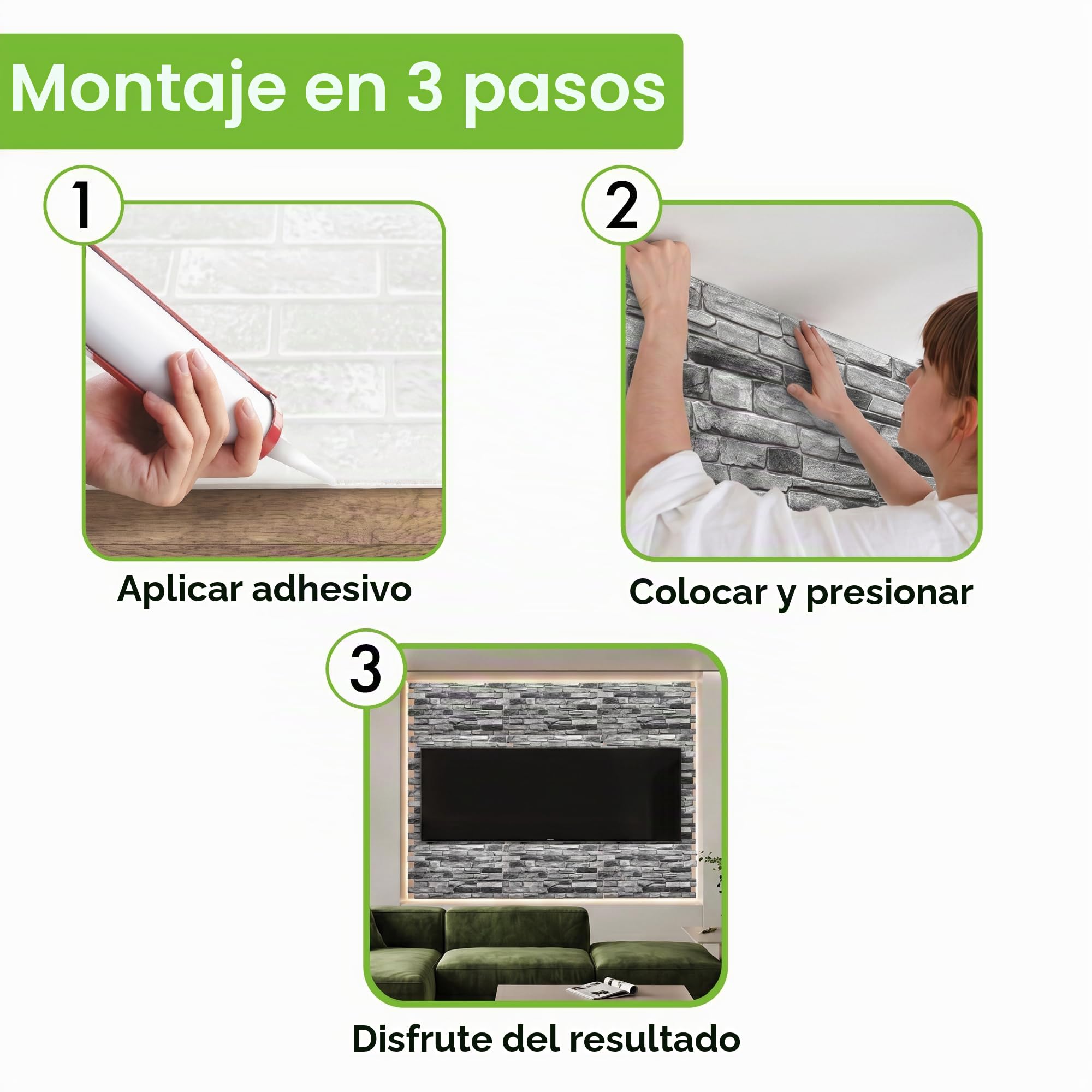 Grace Baltic - Paneles de pared 3D para decoración de pared interior no adhesivos, finos y elásticos, de PVC, Oro (10 piezas / 4.6 m2) (10, Gris)