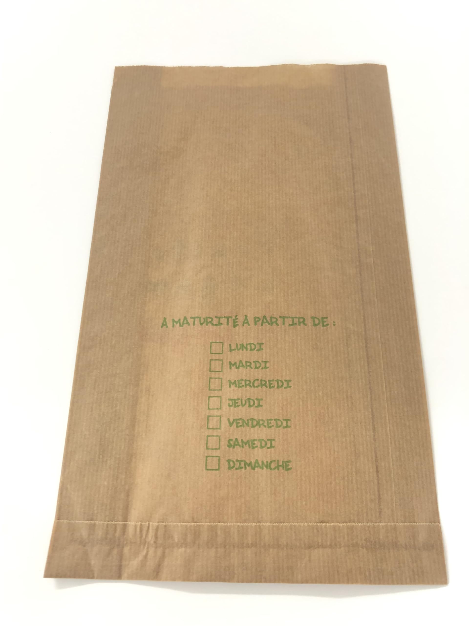 1000 sacs primeur fruits et légumes papier kraft alimentaire 2 kg kilos 200x310+60 m/m