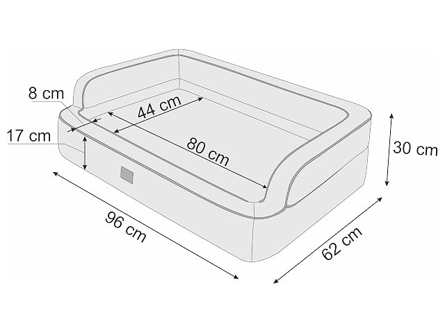 Foto 8 de 8 de PillowPrim Cama para perros, muebles para animales, cama para gatos, funda extraíble, cesta para perros